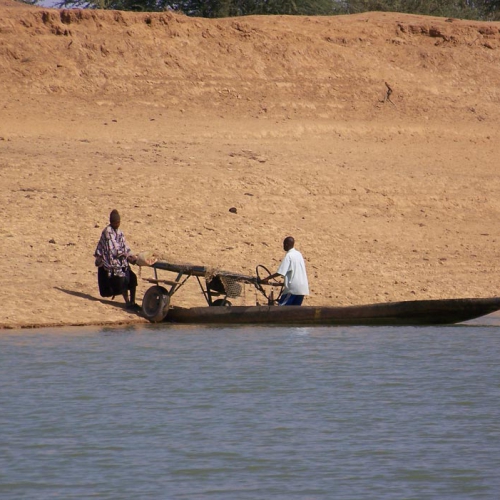 Überfahrt Senegal Arm in der Trockenzeit